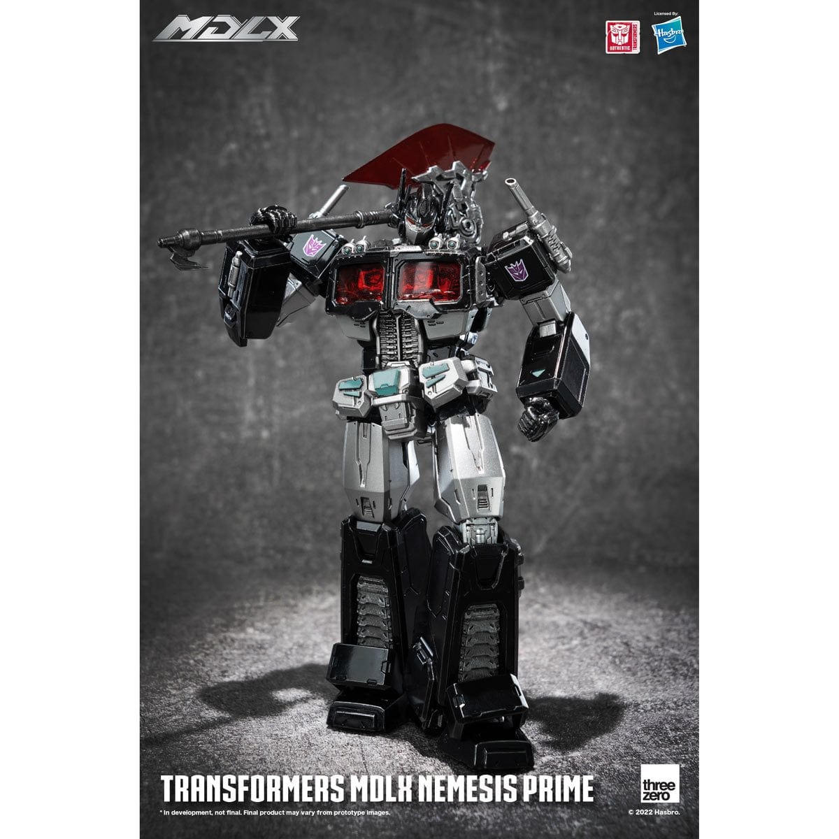 Threezero Transformers MDLX Nemesis Prime PX Previews Exclusive Action Figure
