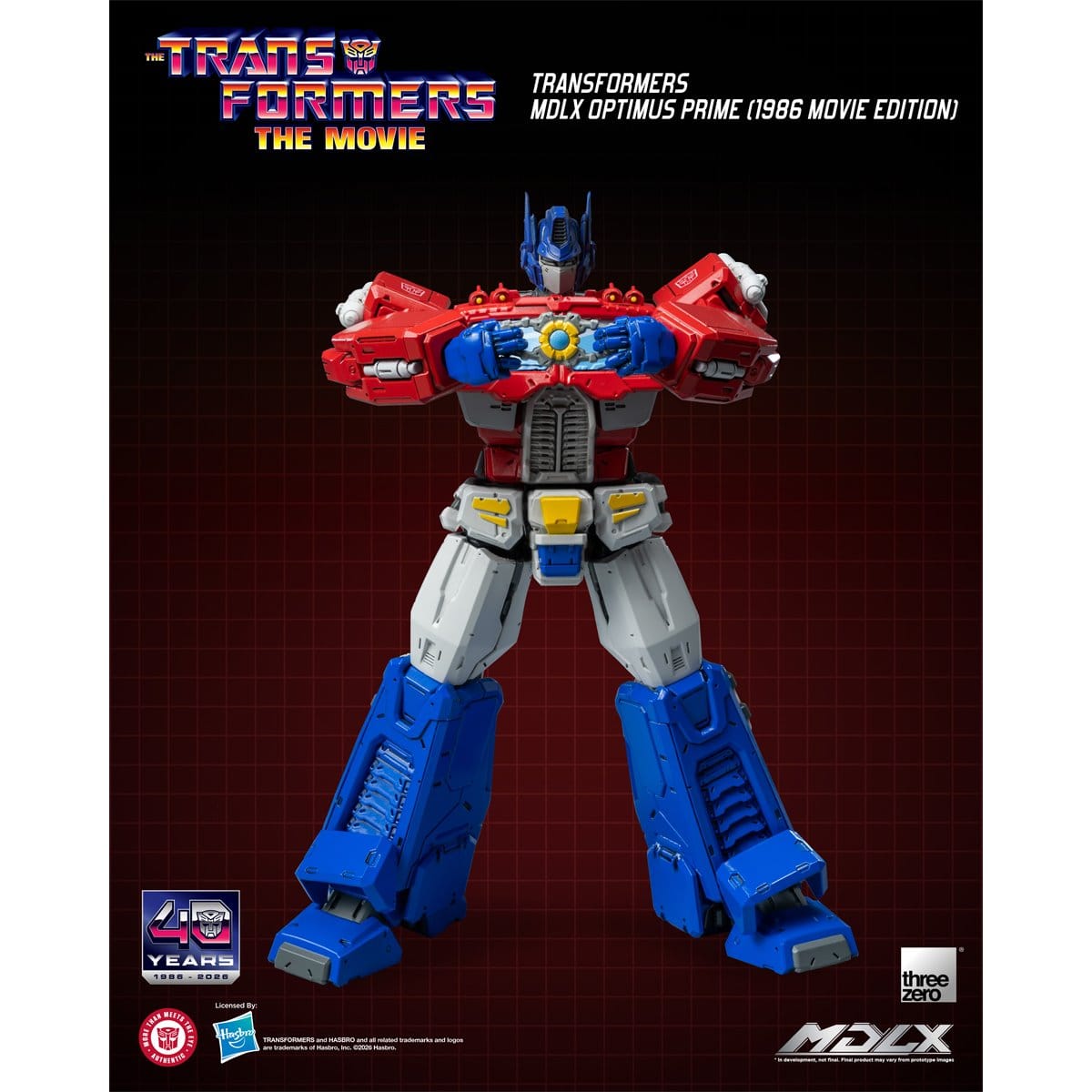 Threezero Transformers MDLX Optimus Prime (1986 Movie Version) Action Figure