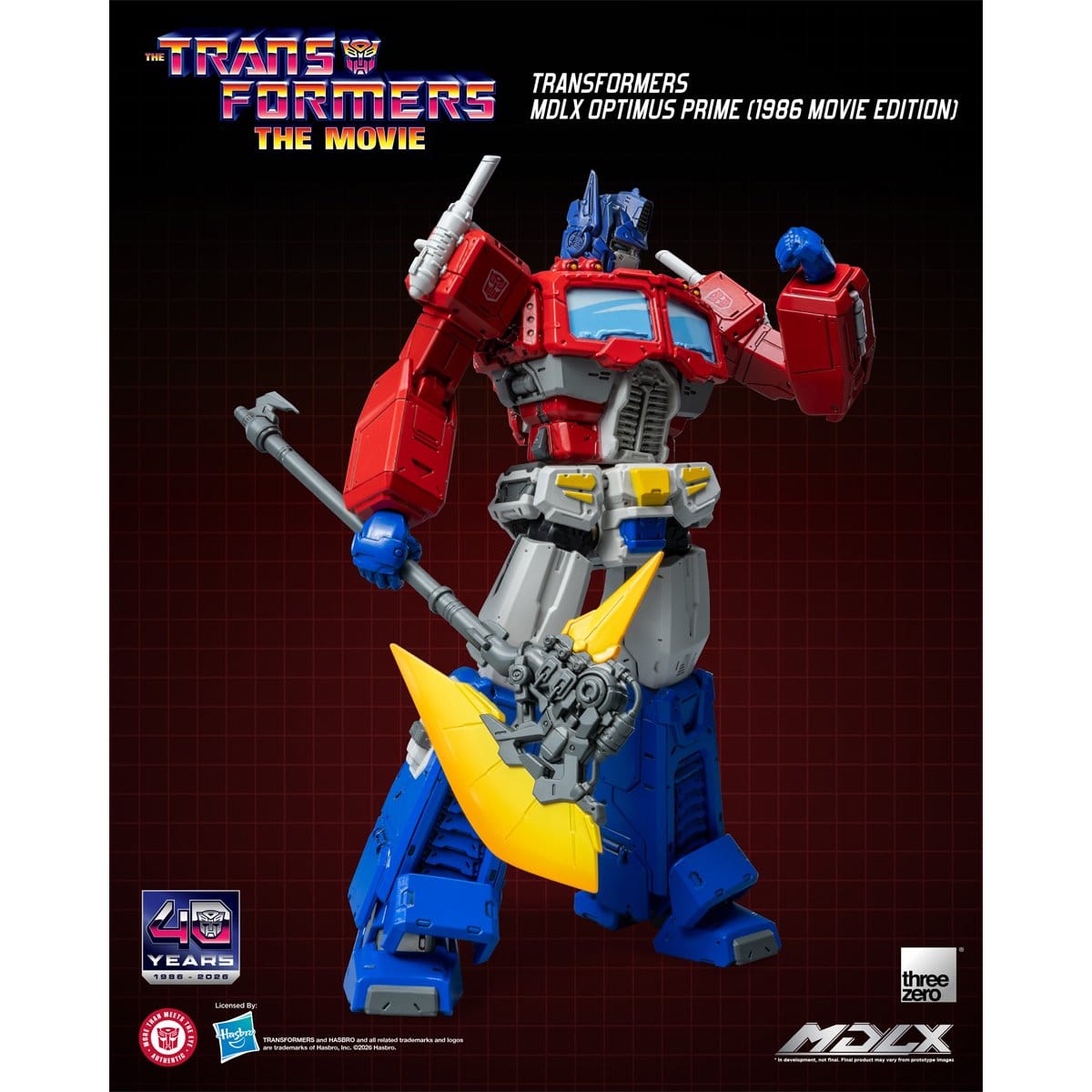 Threezero Transformers MDLX Optimus Prime (1986 Movie Version) Action Figure