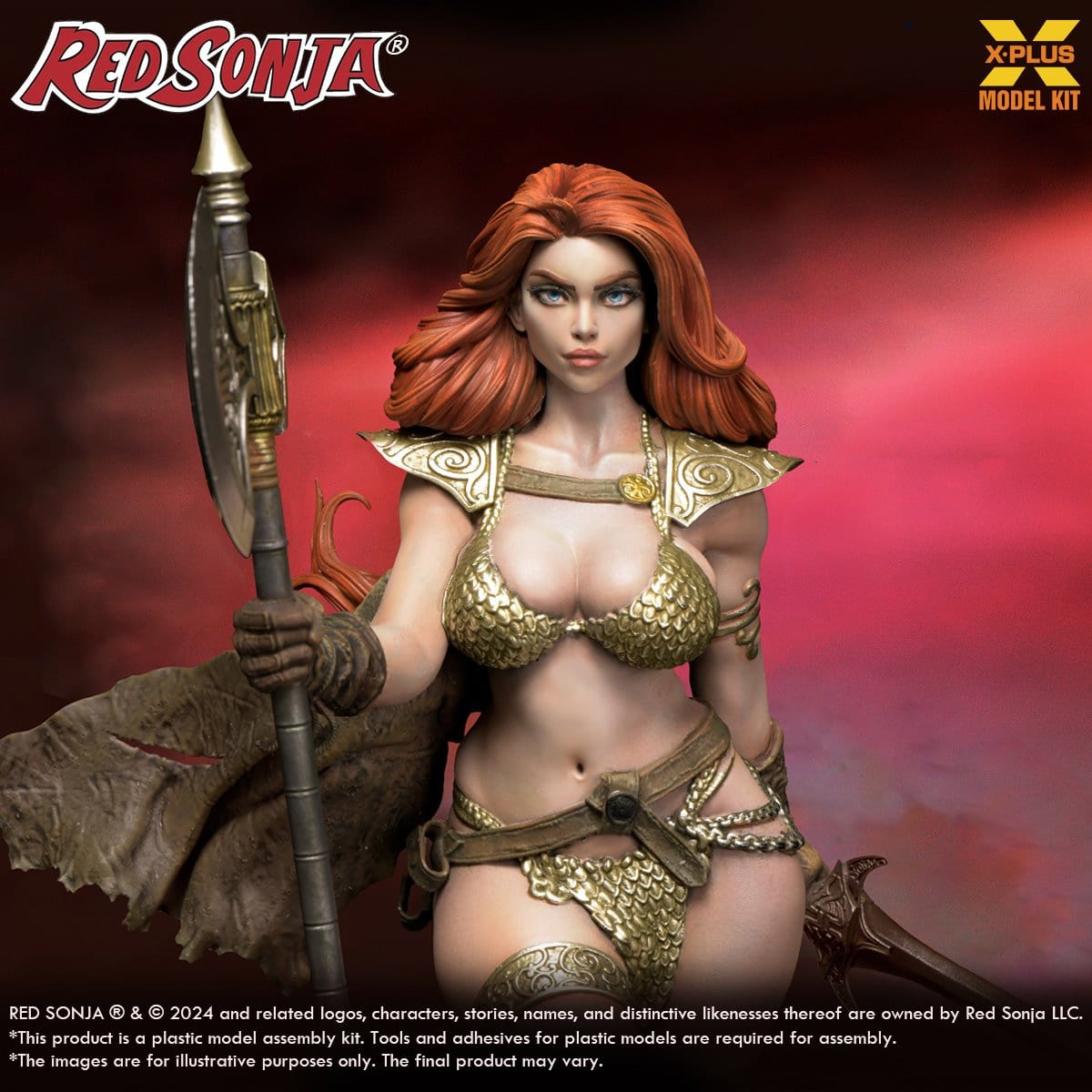 X-Plus Red Sonja 1:8 Scale Model Kit