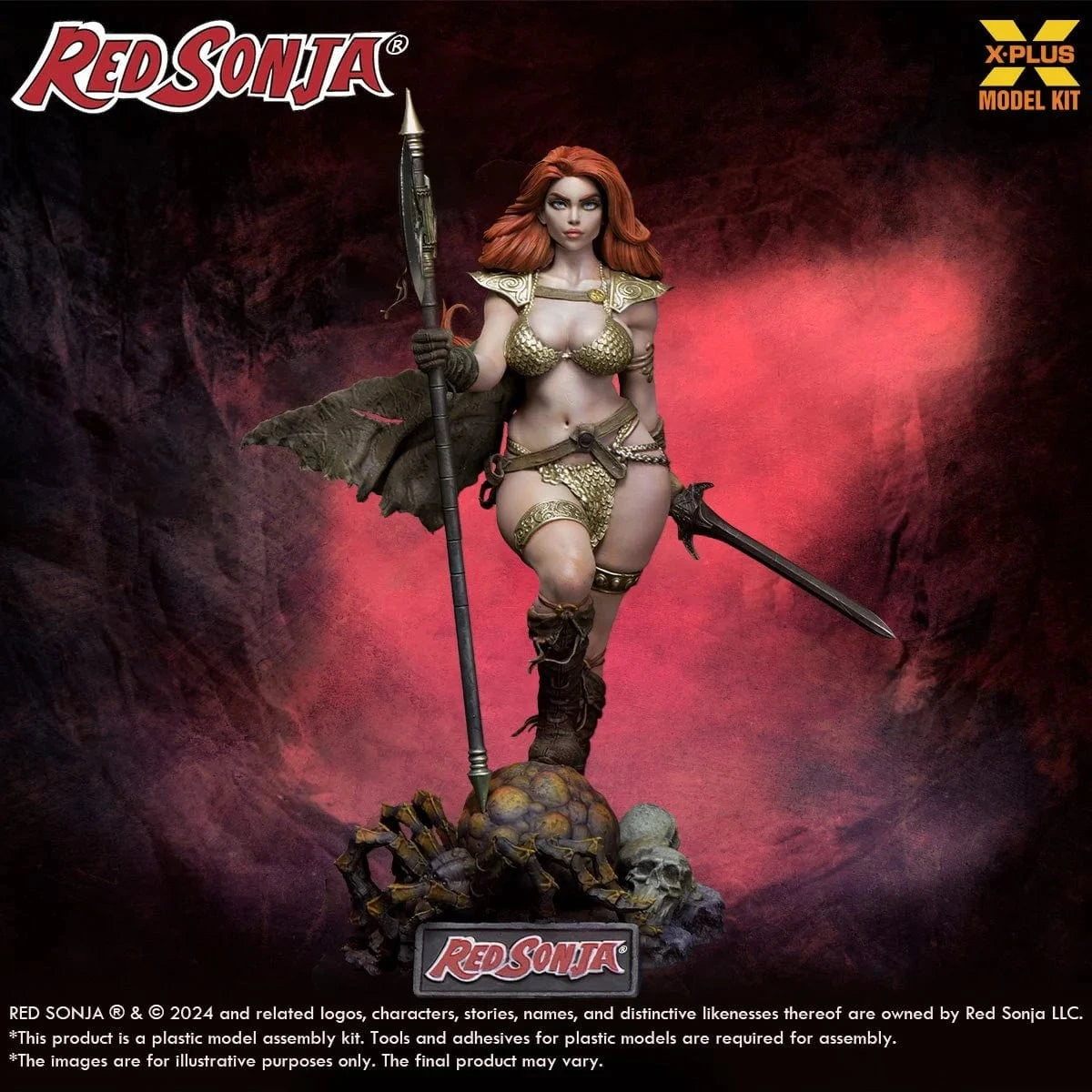 X-Plus Red Sonja 1:8 Scale Model Kit