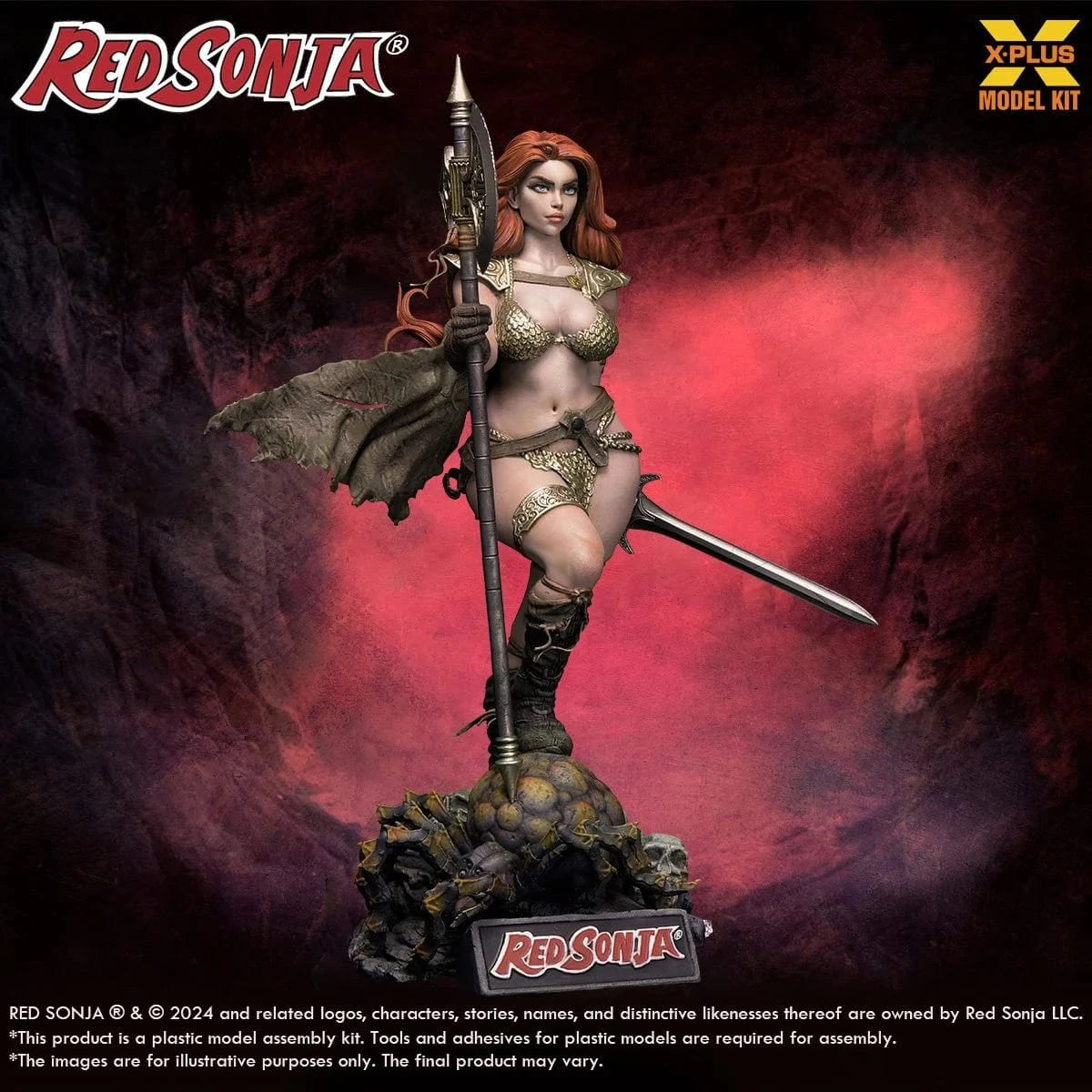 X-Plus Red Sonja 1:8 Scale Model Kit