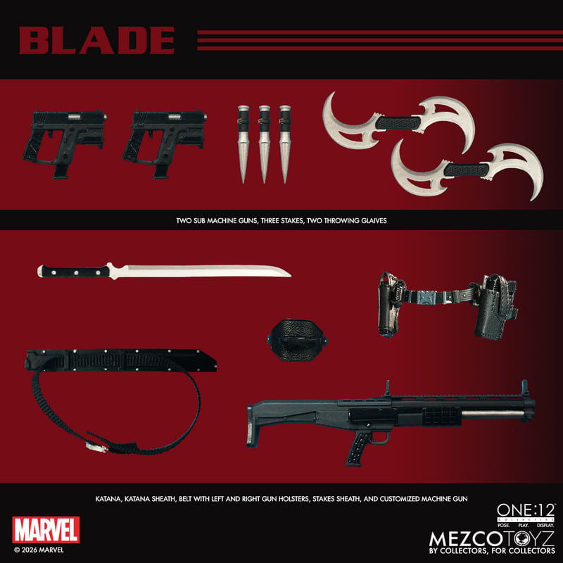 One:12 Collective Midnight Suns Blade Action Figure