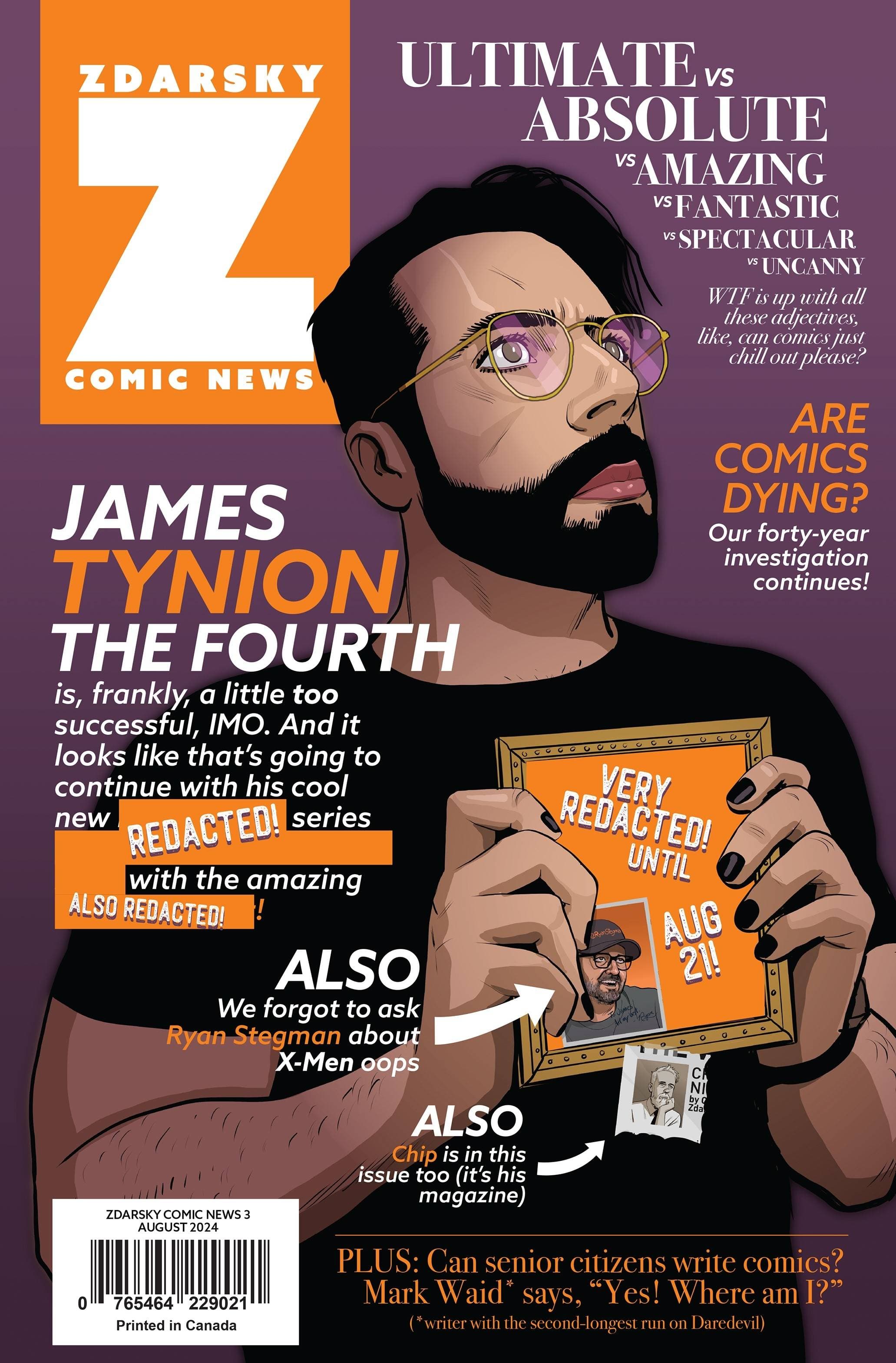 Zdarsco, Inc. Zdarsky Comic News #3