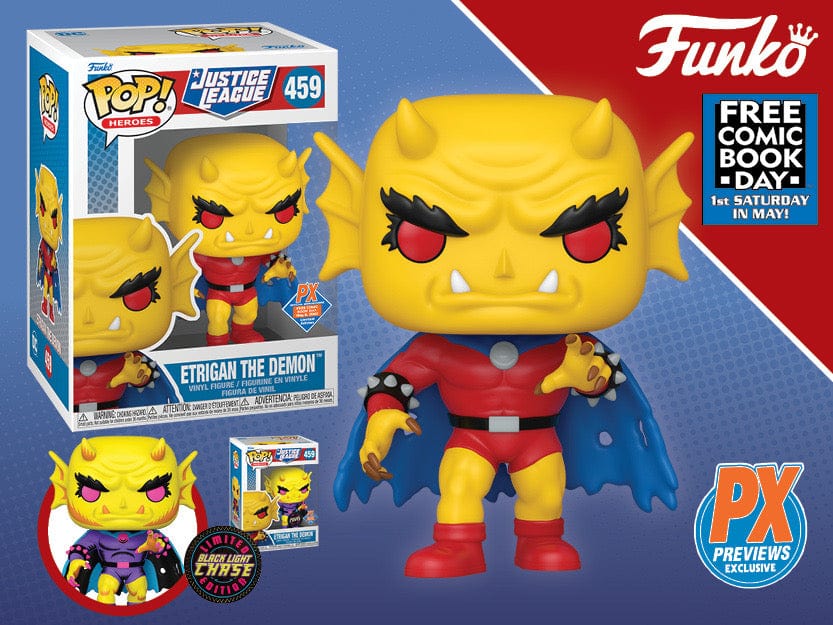 Funko POP! Heroes DC Comics Etrigan The Demon PX Previews Exclusive Vinyl Figure