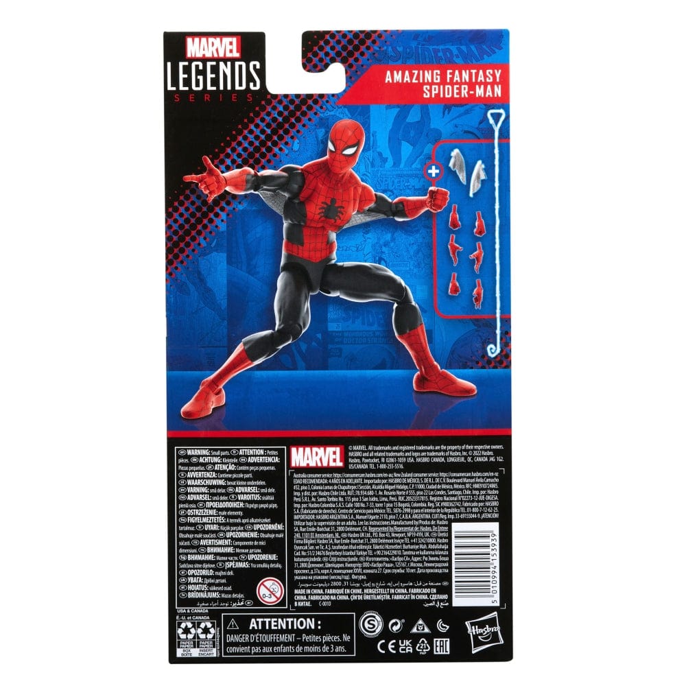 Hasbro Marvel Legends Series 60th Anniversary Amazing Fantasy Spider-Man Action Figure