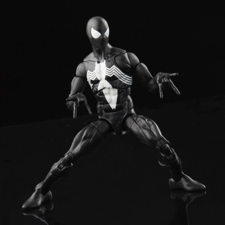 Hasbro Marvel Legends Series Retro Spider-Man Symbiote Spider-Man Action Figure