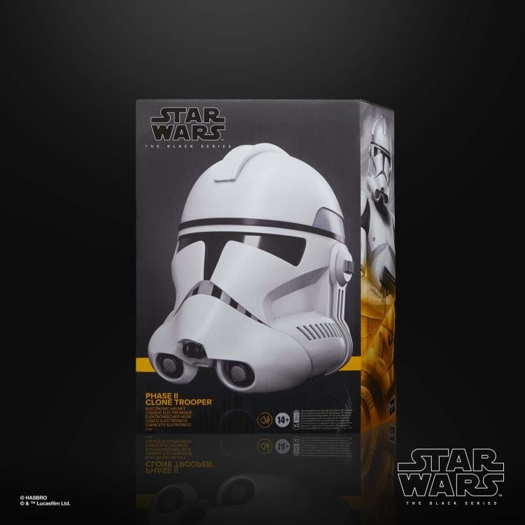 Hasbro Star Wars The Black Series Phase II Clone Trooper Premium Electronic Helmet