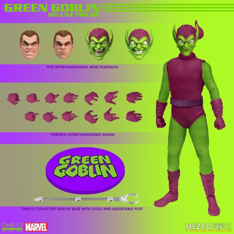 Mezco Toyz One:12 Collective Marvel Green Goblin Deluxe Edition Action Figure