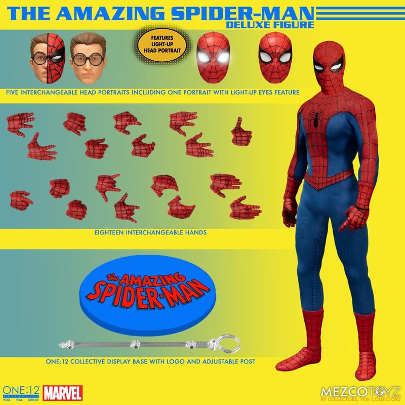 Mezco Toyz One:12 Collective Marvel The Amazing Spider-Man Deluxe Edition Action Figure