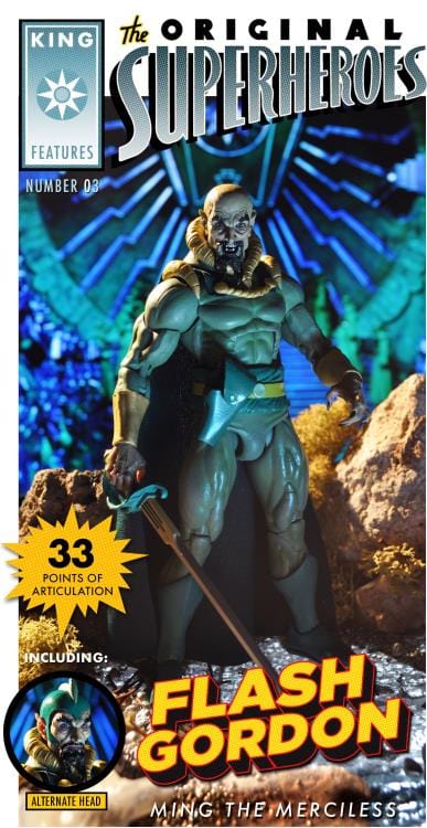 NECA King Features The Original Superheroes Ming the Merciless Action Figure