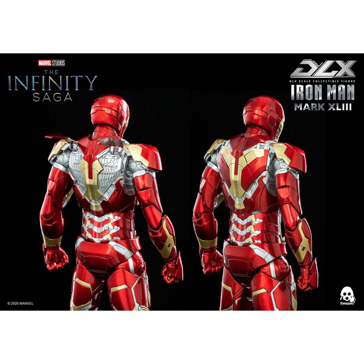 Threezero DLX Avengers: Infinity Saga Iron Man Mark 43 1/12 Scale Action Figure
