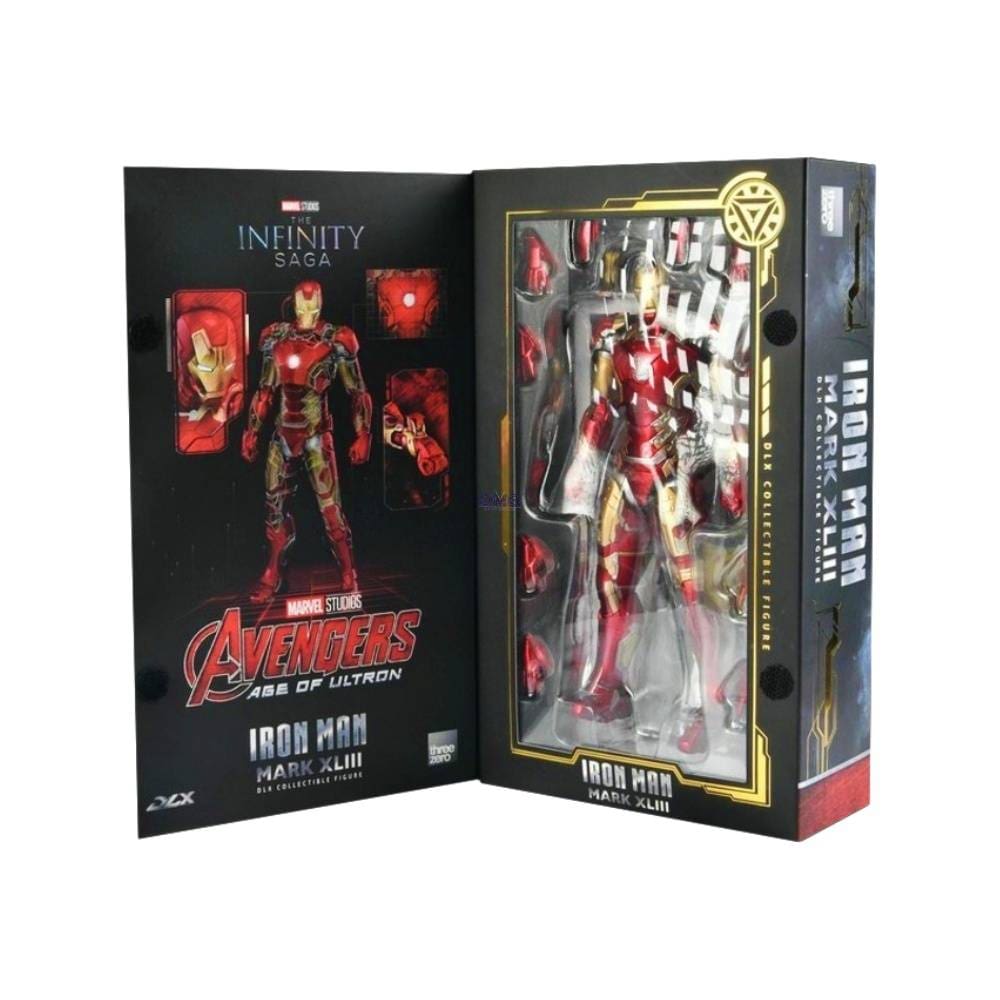 Threezero DLX Avengers: Infinity Saga Iron Man Mark 43 1/12 Scale Action Figure
