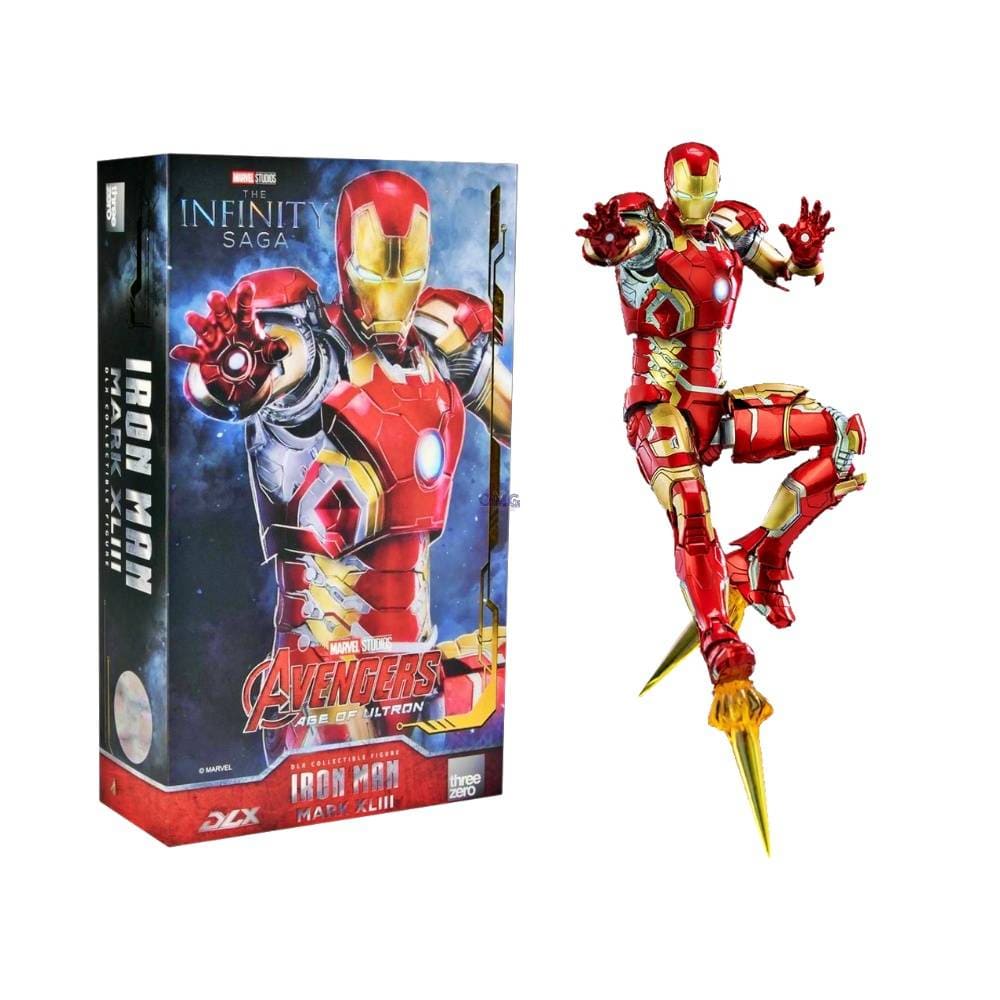 Threezero DLX Avengers: Infinity Saga Iron Man Mark 43 1/12 Scale Action Figure