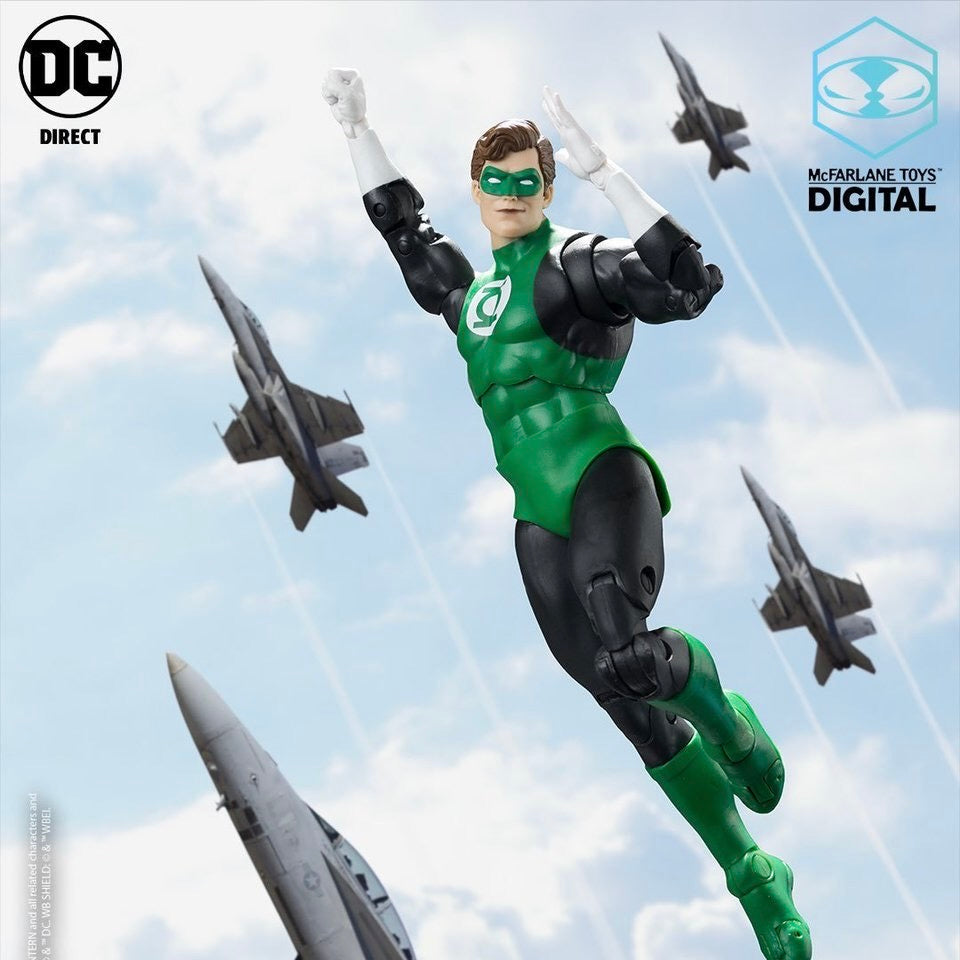 DC Direct Green Lantern (The Silver Age) Action Figure with McFarlane Toys Digital Collectible