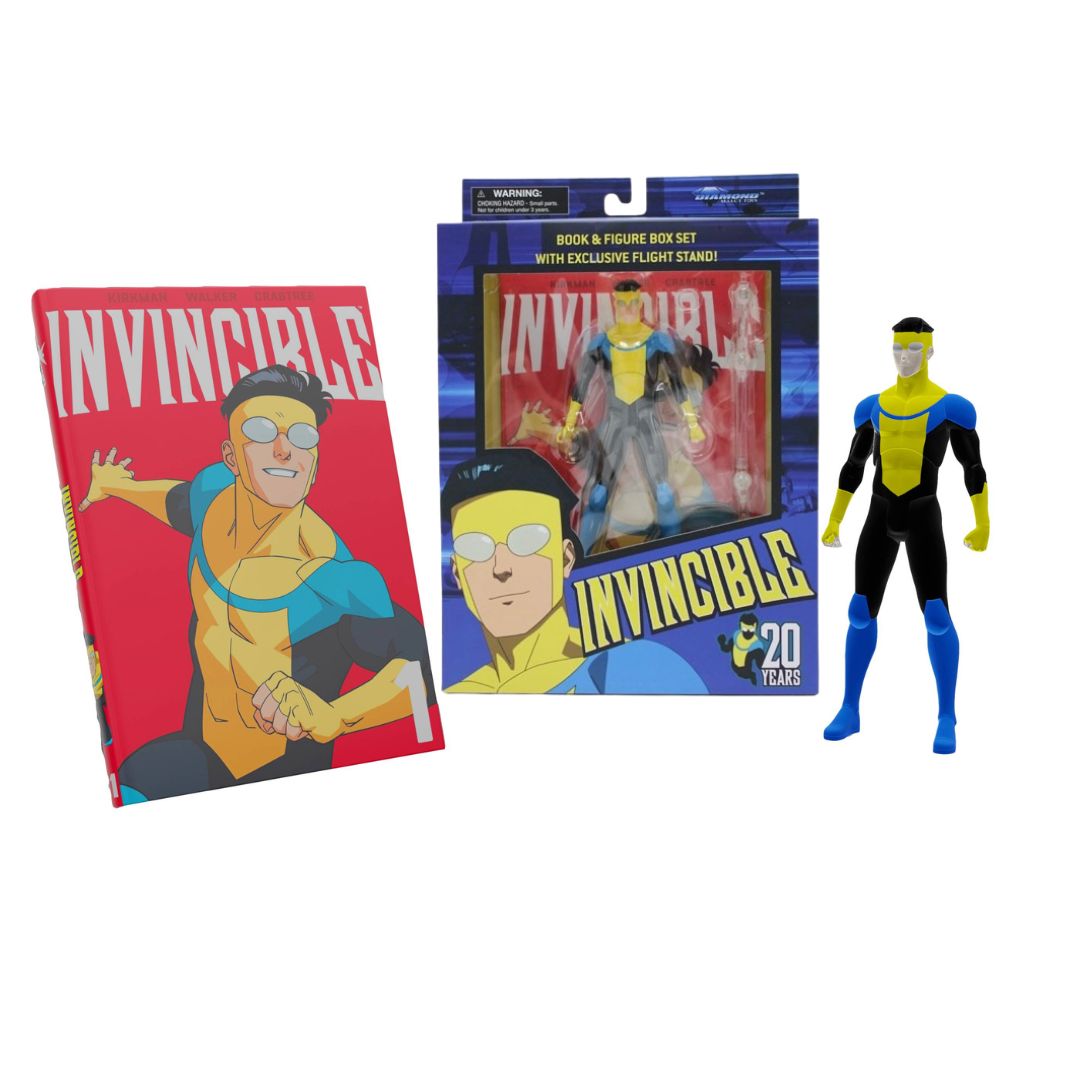Invincible Volume 1 (New Edition) & Invincible Action Figure Set