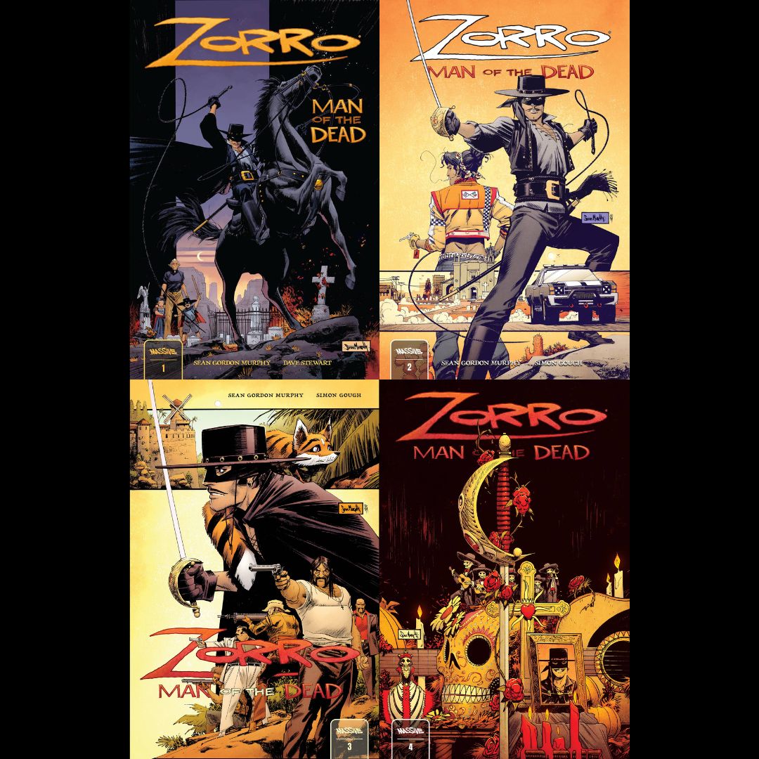 Zorro Man Of The Dead #1 2 3 4 Cover A Sean Gordon Murphy Set