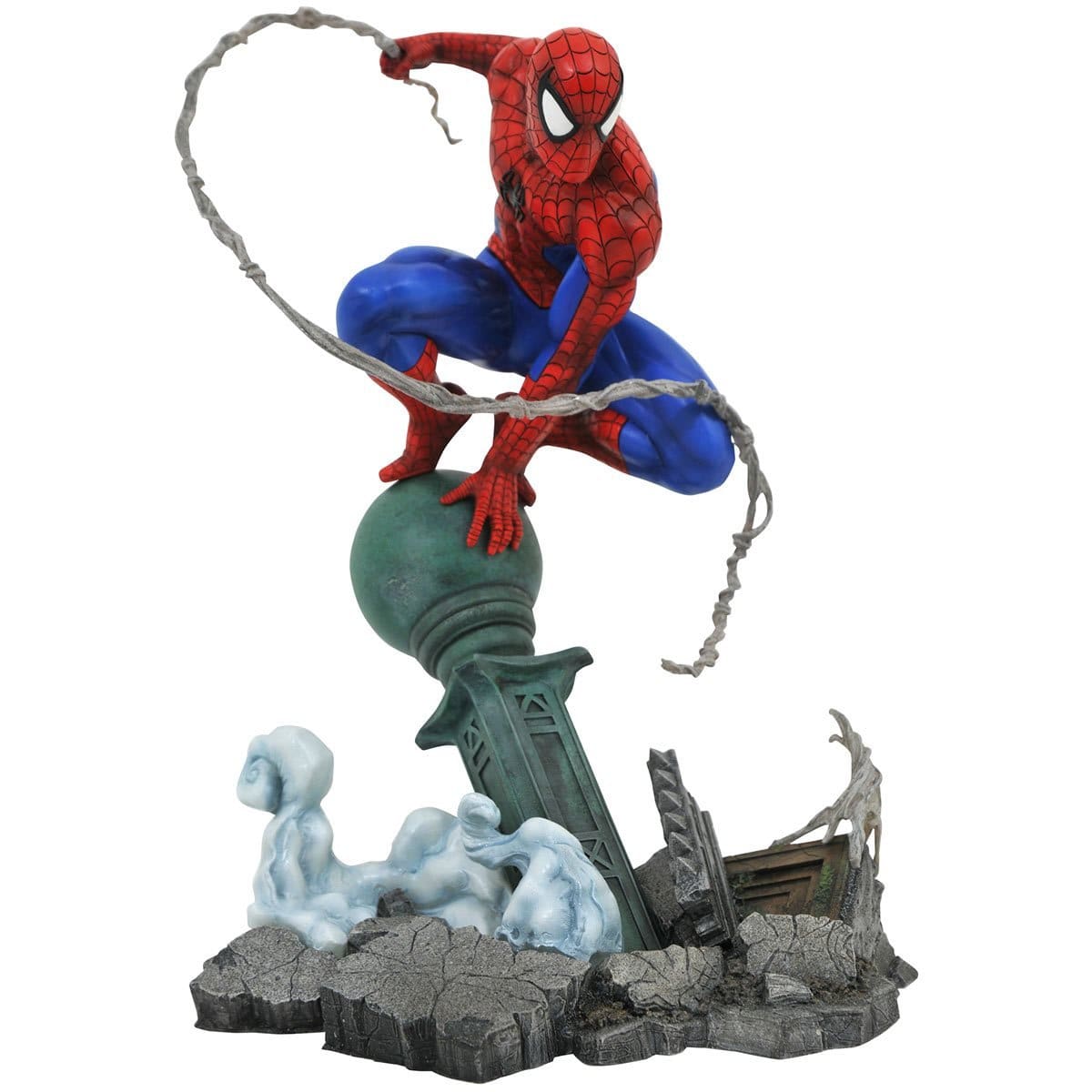 Marvel Gallery Comic Spider-Man Statue Diorama