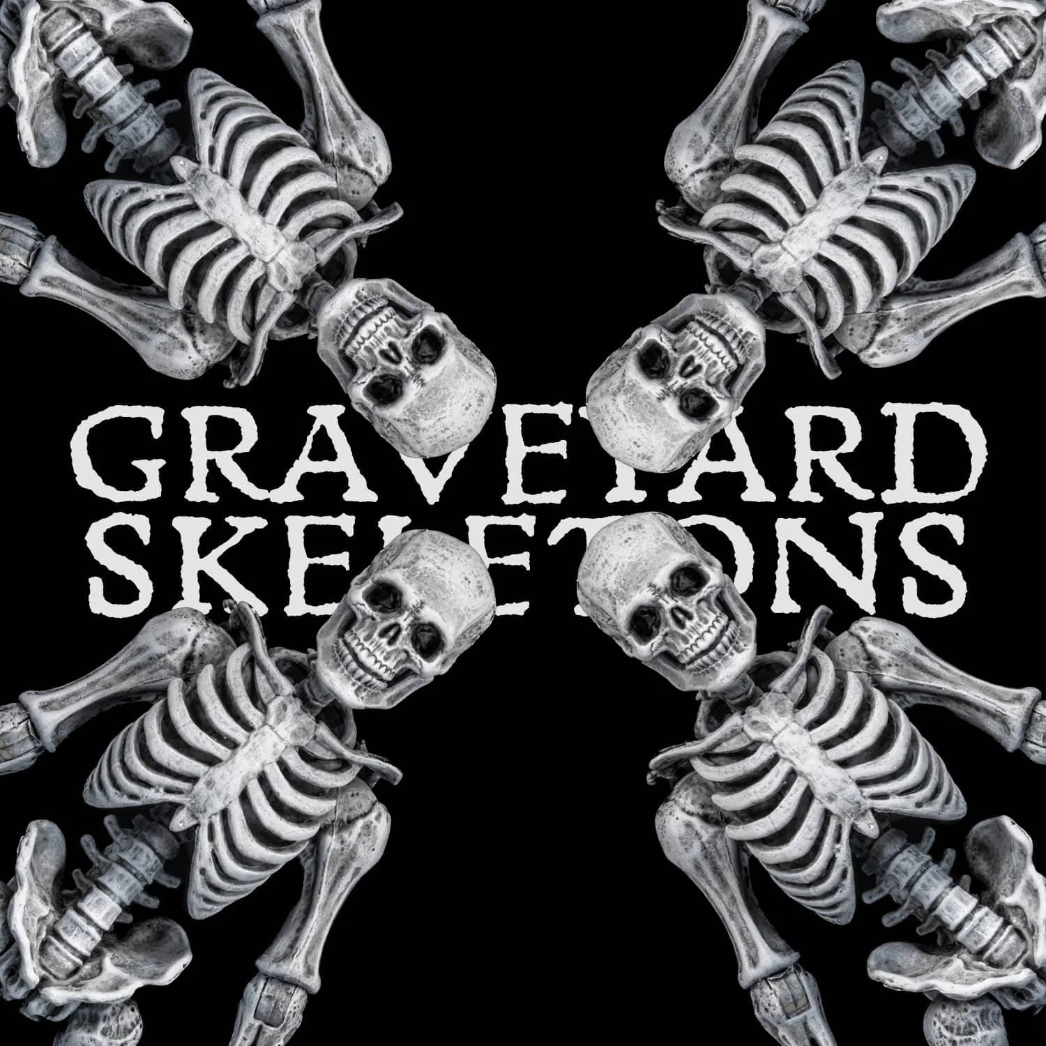 Graveyard Skeletons 4-Pack Action Figure Set