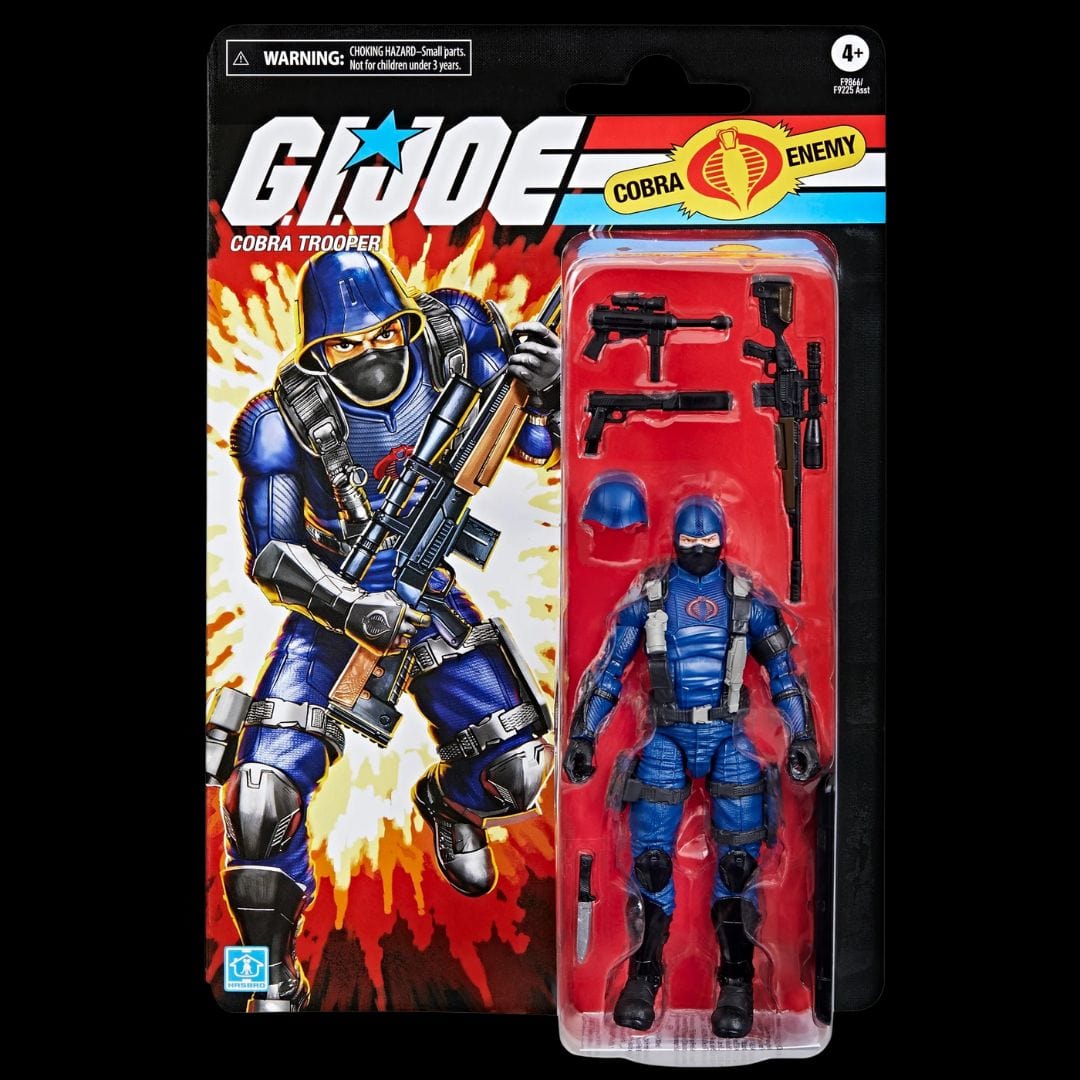 G.I. Joe Classified Series Retro Cardback Cobra Trooper Action Figure