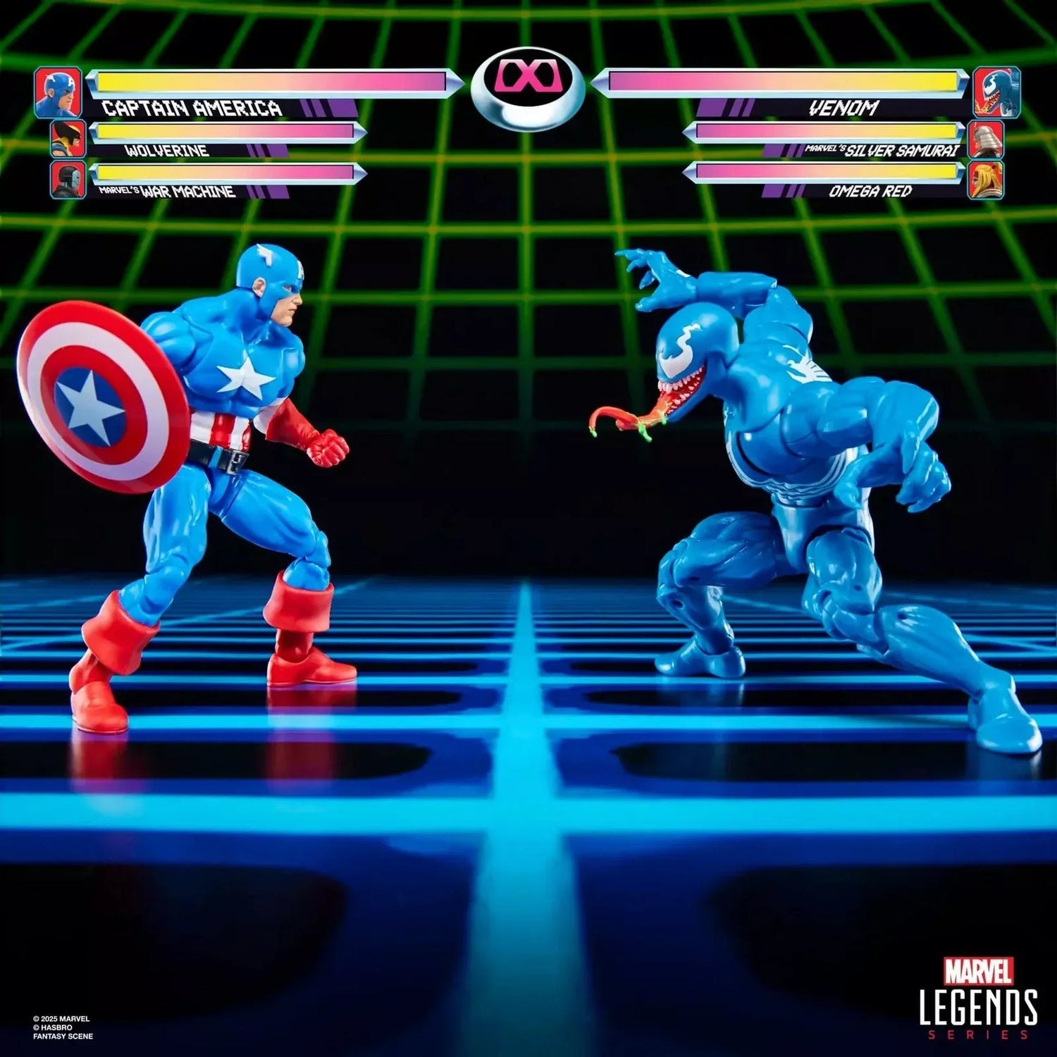 Marvel Legends Series Gamerverse Captain America vs. Venom Action Figure Two-Pack