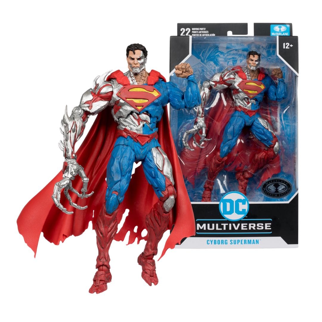 Dc Multiverse The New 52 Cyborg Superman Platinum Edition Action Figur