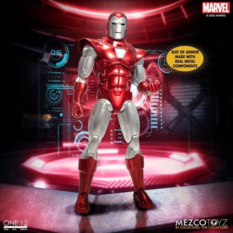 One:12 Collective Marvel Iron Man: Silver Centurion Action Figure