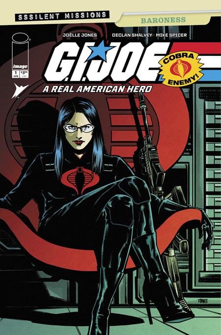 GI Joe A Real American Hero Sssilent Missions Baroness #1 (One Shot) Cover B Jorge Fornes Variant