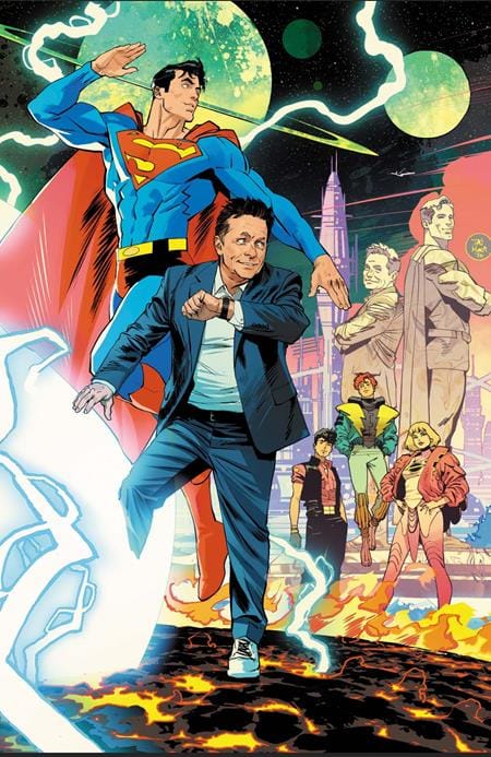 DC Comics, Inc. Legion Of Super-Heroes #1 Cover H Dan Mora Michael J Fox Cameo Card Stock Variant
