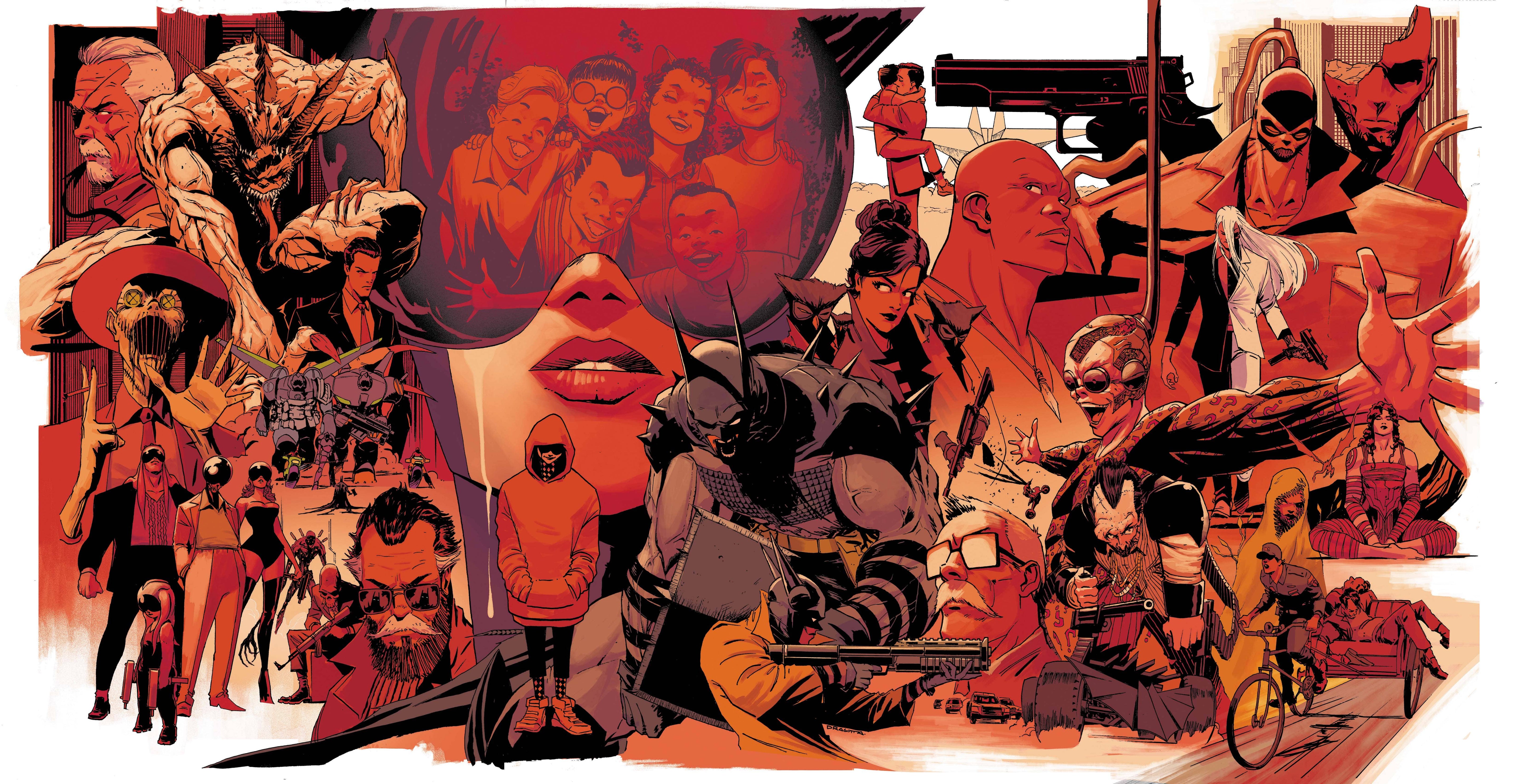 Absolute Batman #25 Cover A Nick Dragotta Gatefold Triptych