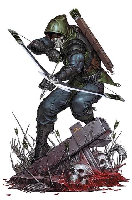 Absolute Green Arrow #6 (of 12) Cover C Inhyuk Lee Card Stock Variant