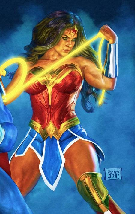 DC Comics, Inc. Justice League Unlimited #26 Cover D Mark Spears 3-Part Connecting Wonder Woman Card Stock Variant