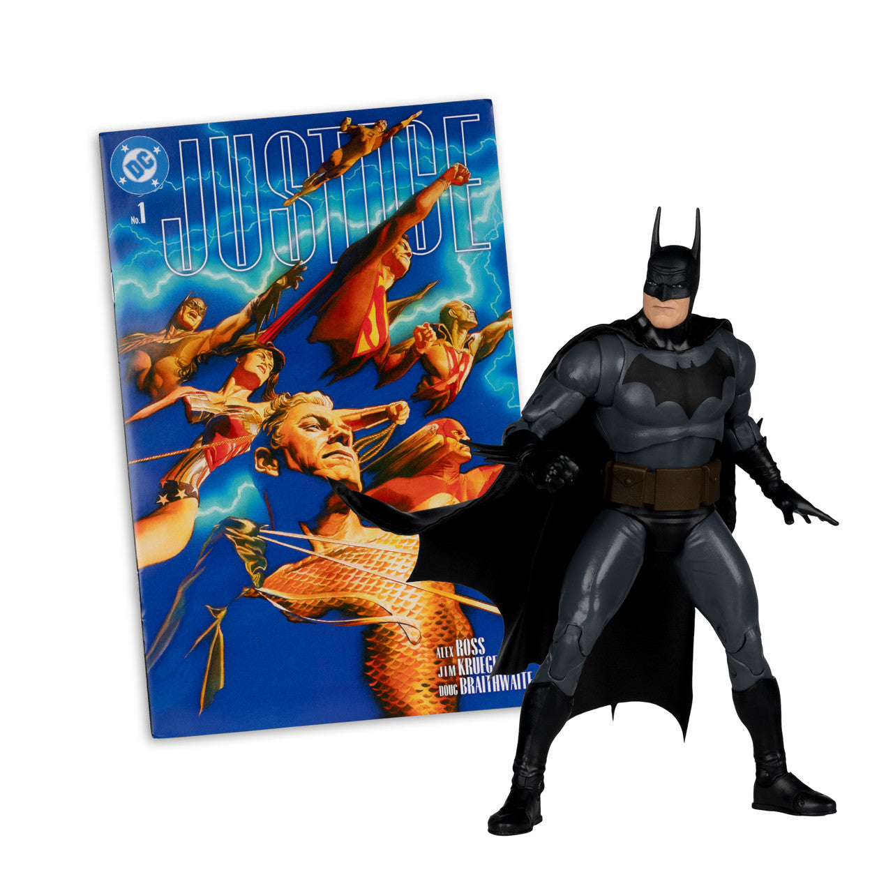 DC Page Punchers Justice Batman 7-inch Action Figure with Comic Book