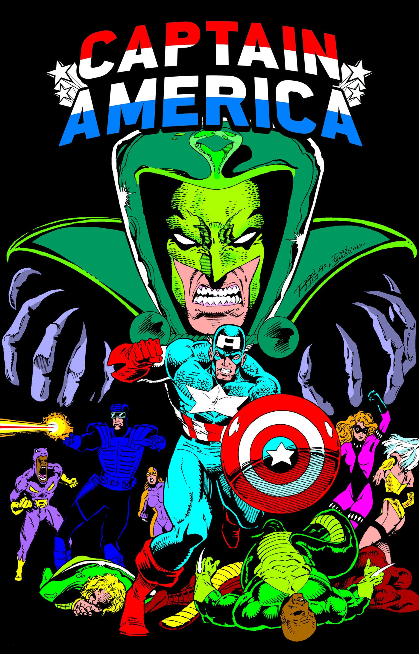 Captain America By Mark Gruenwald Omnibus Vol. 2 Ron Lim Serpent Society Cover (Direct Market Edition)