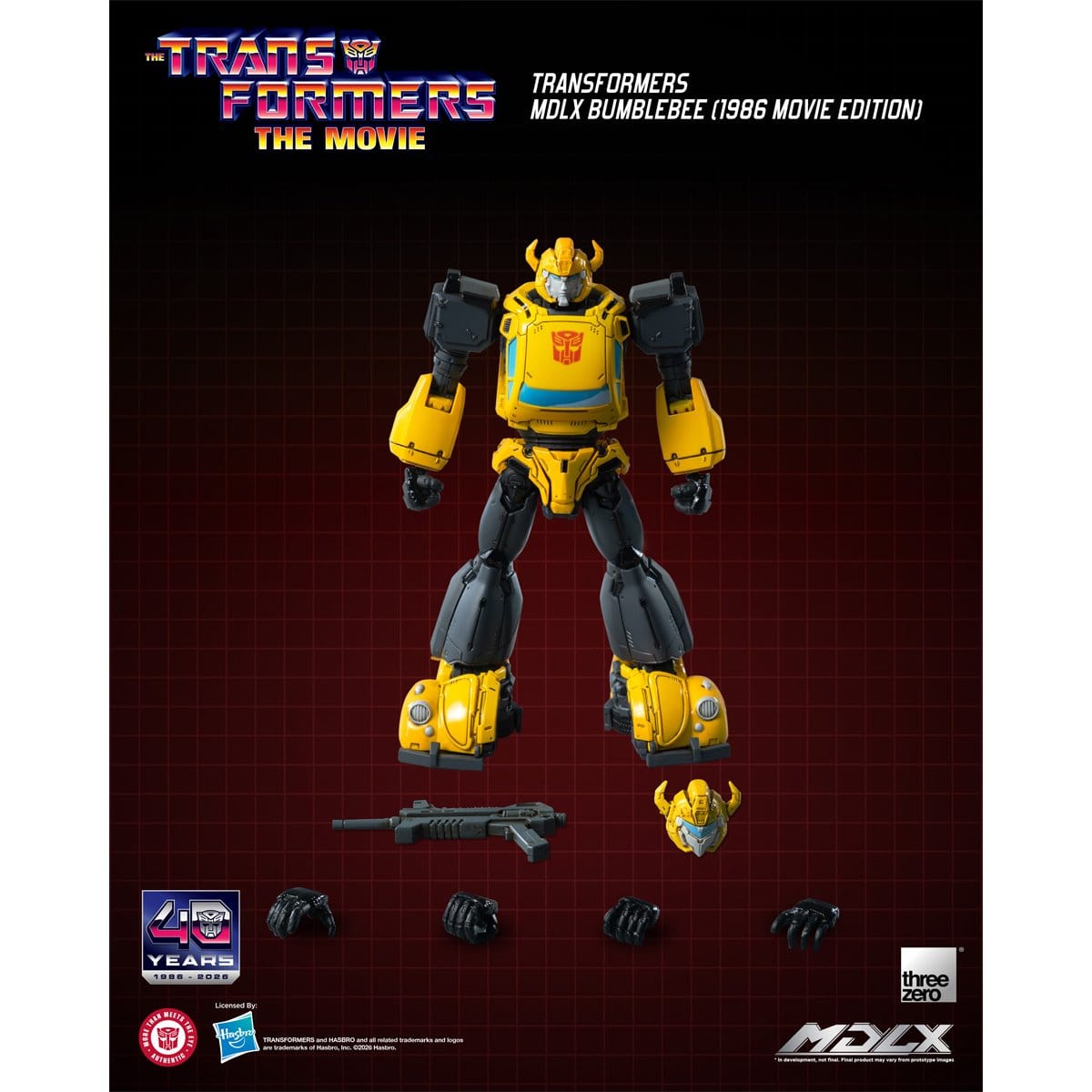 Threezero Transformers MDLX Bumblebee (1986 Movie Version) Action Figure