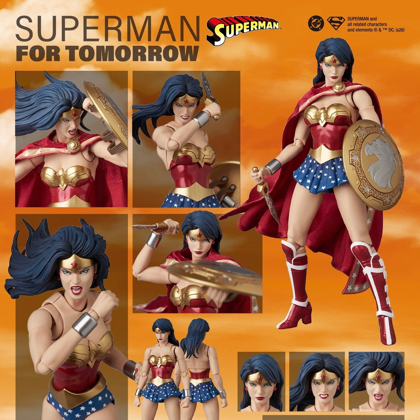 MAFEX No. 318 Superman: For Tomorrow Wonder Woman Action Figure
