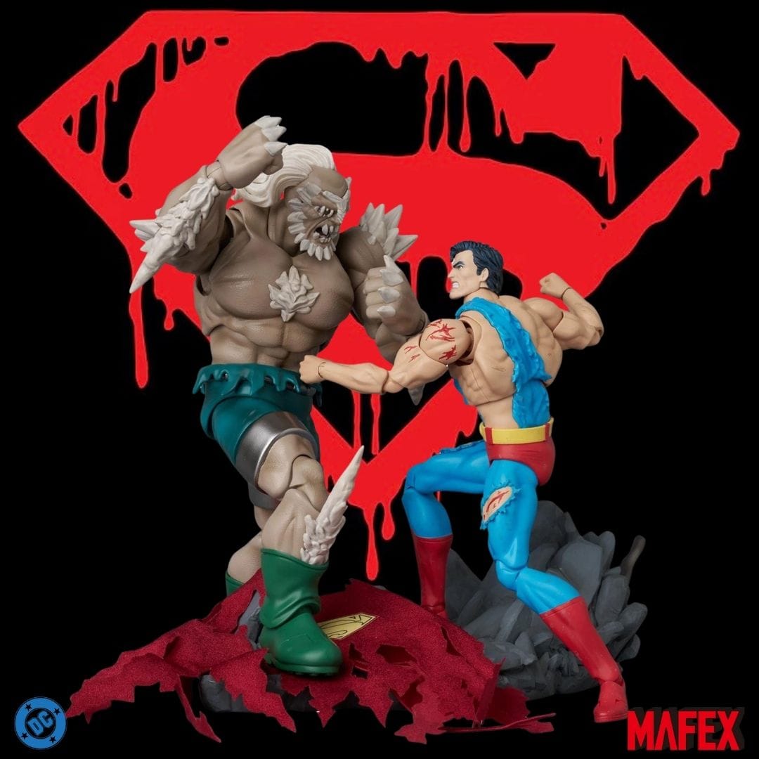 MAFEX The Death Of Superman Action Figures