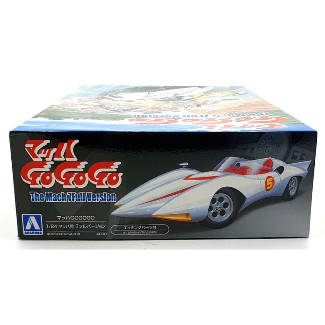 Aoshima Bunka Kyozai Co. Speed Racer Mach 7 Full Version 1:24 Scale Model Kit