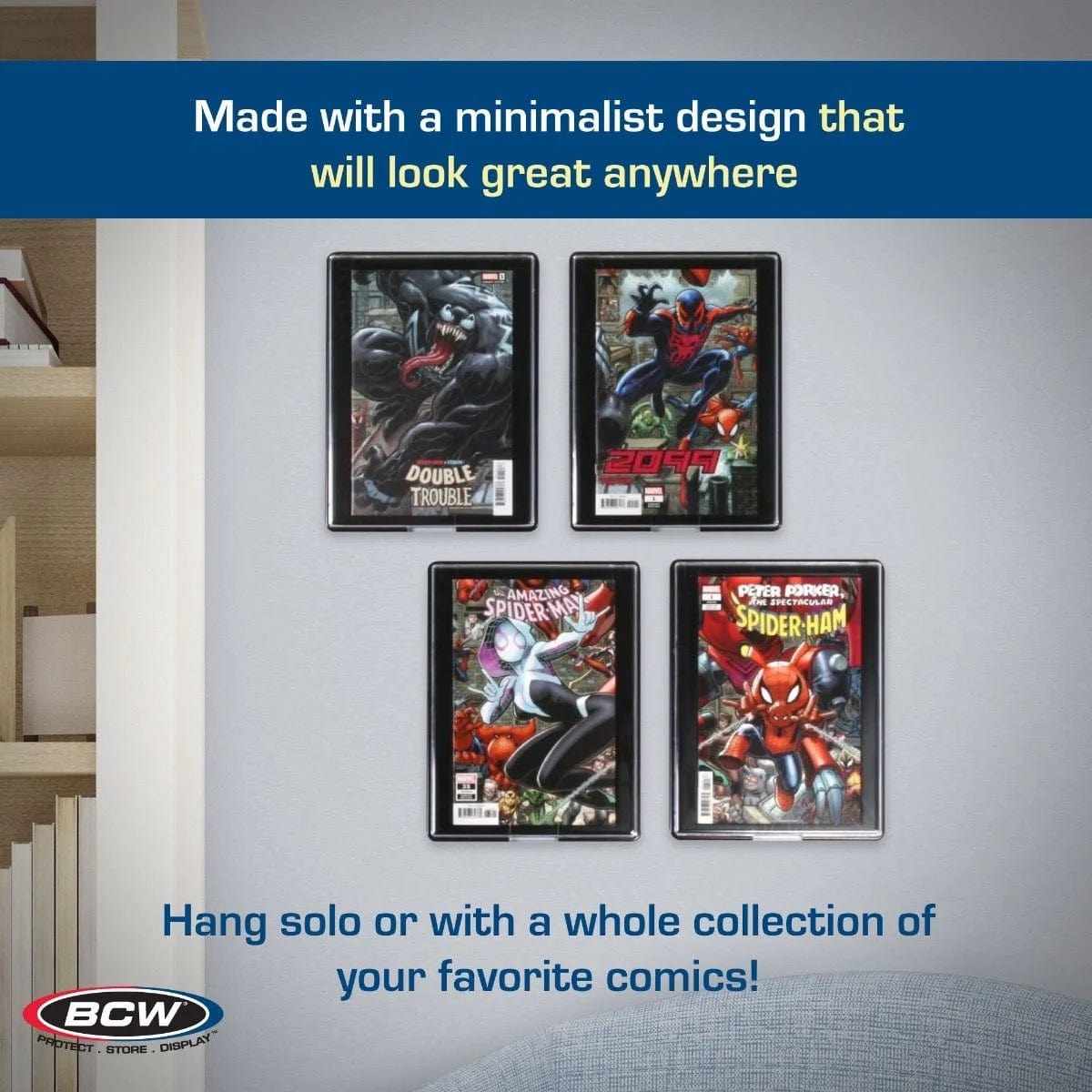 BCW Supplies Comic Book Showcase Framed Hanging Display Case (Current Size)