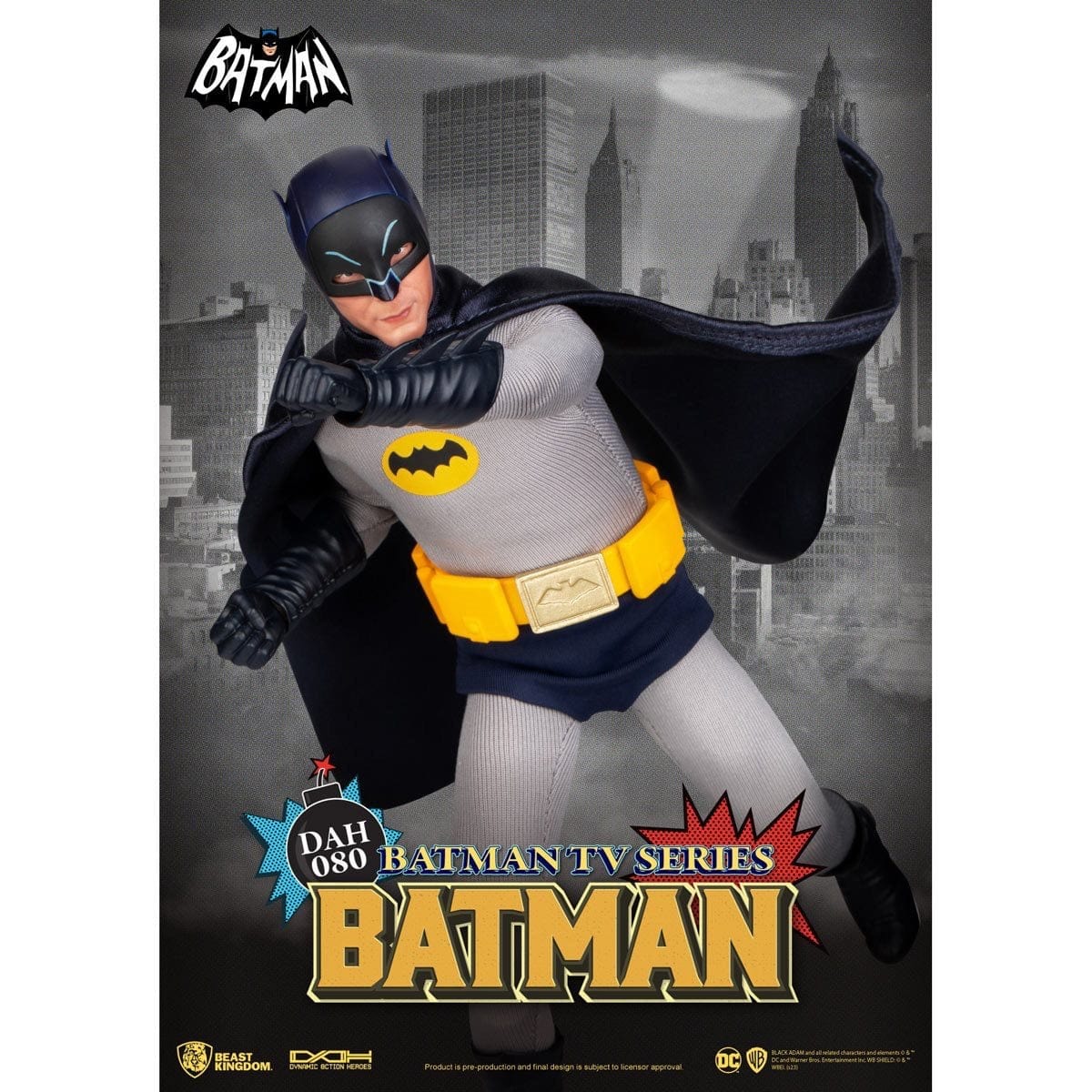 Beast Kingdom Dynamic 8ction Heroes DAH-080 Batman TV Series Batman Action Figure