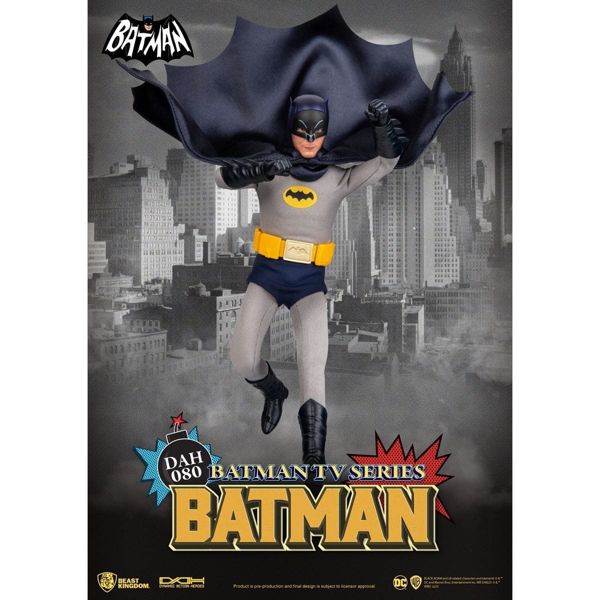 Beast Kingdom Dynamic 8ction Heroes DAH-080 Batman TV Series Batman Action Figure