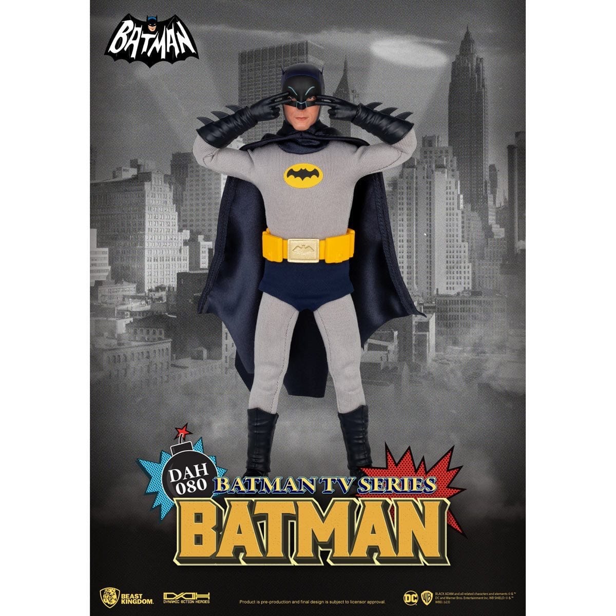 Beast Kingdom Dynamic 8ction Heroes DAH-080 Batman TV Series Batman Action Figure