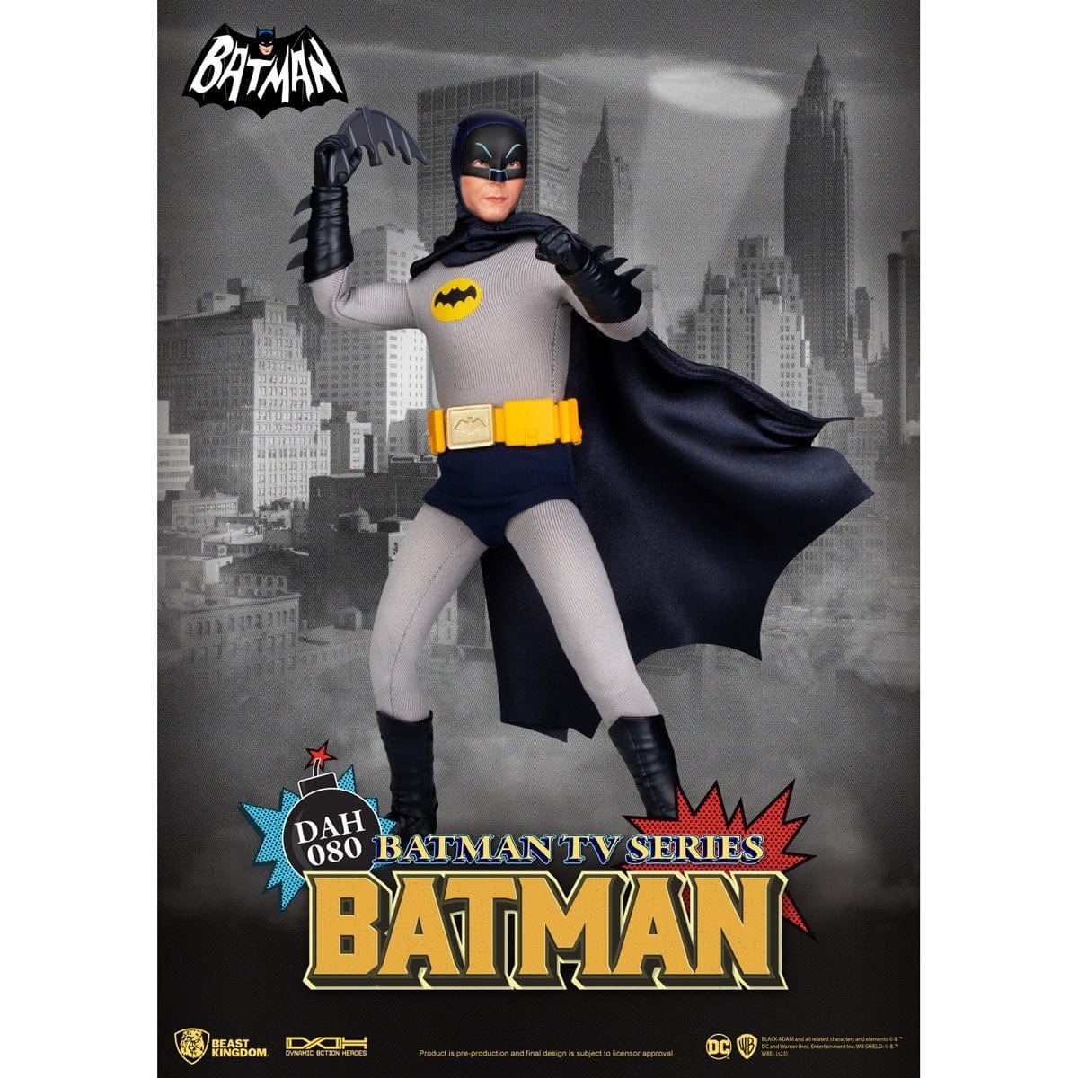 Beast Kingdom Dynamic 8ction Heroes DAH-080 Batman TV Series Batman Action Figure