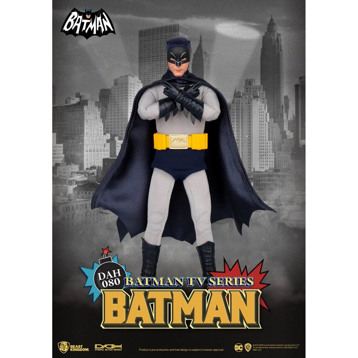 Beast Kingdom Dynamic 8ction Heroes DAH-080 Batman TV Series Batman Action Figure