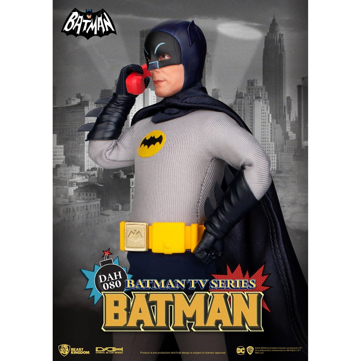 Beast Kingdom Dynamic 8ction Heroes DAH-080 Batman TV Series Batman Action Figure