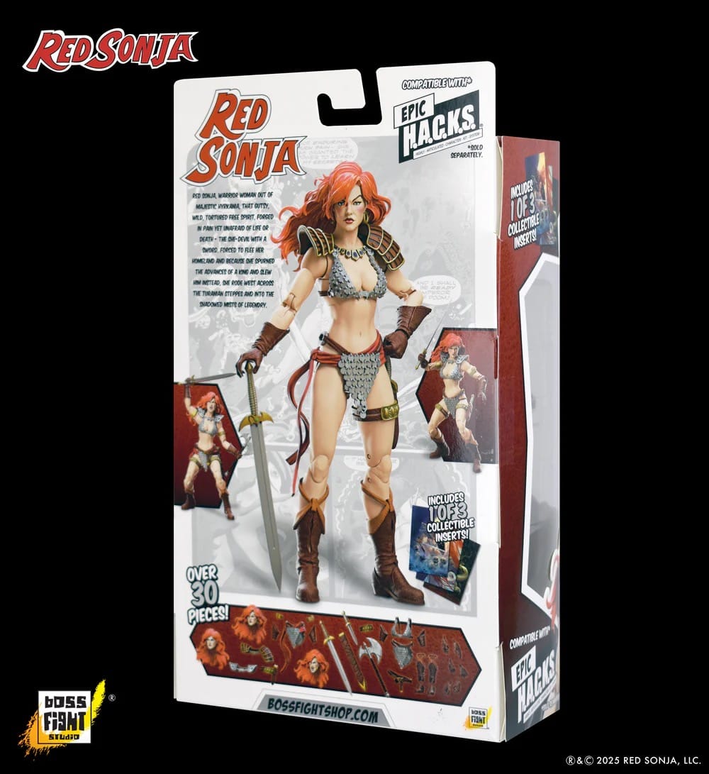 Boss Fight Studio Epic H.A.C.K.S. Red Sonja Action Figure