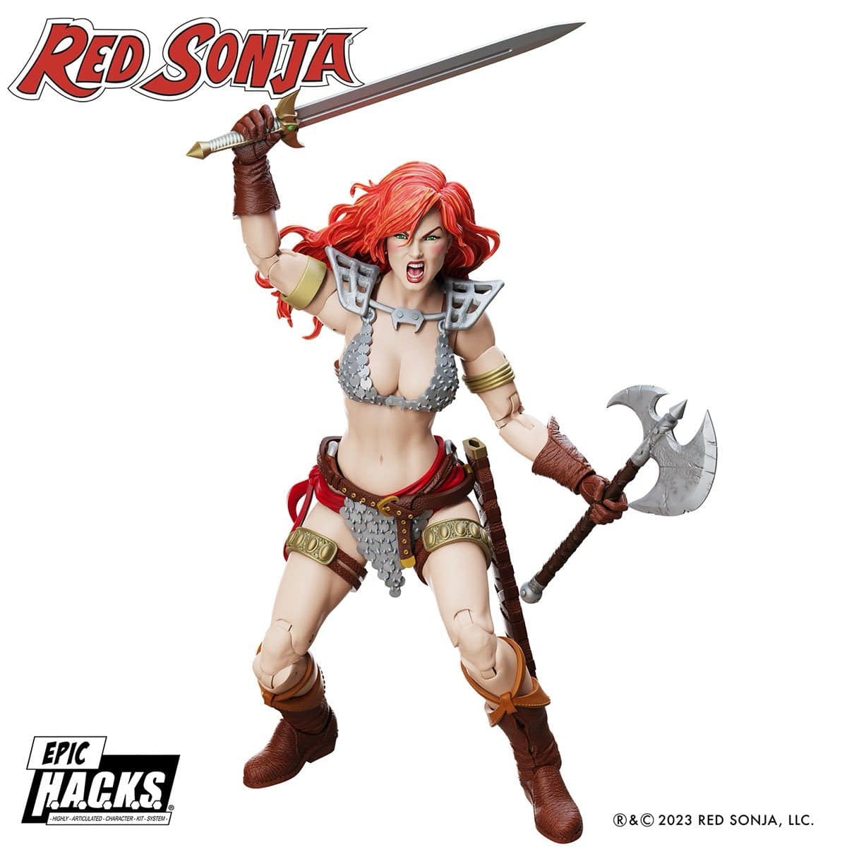 Boss Fight Studio Epic H.A.C.K.S. Red Sonja Action Figure
