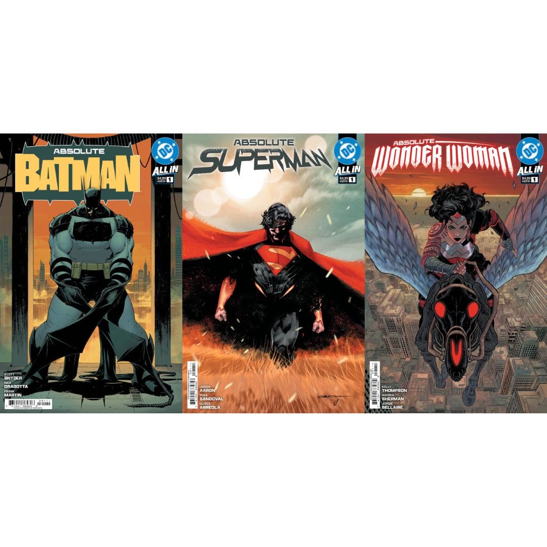 DC Comics, Inc. Absolute Batman #1 Absolute Superman #1 Absolute Wonder Woman #1 Cover A Set