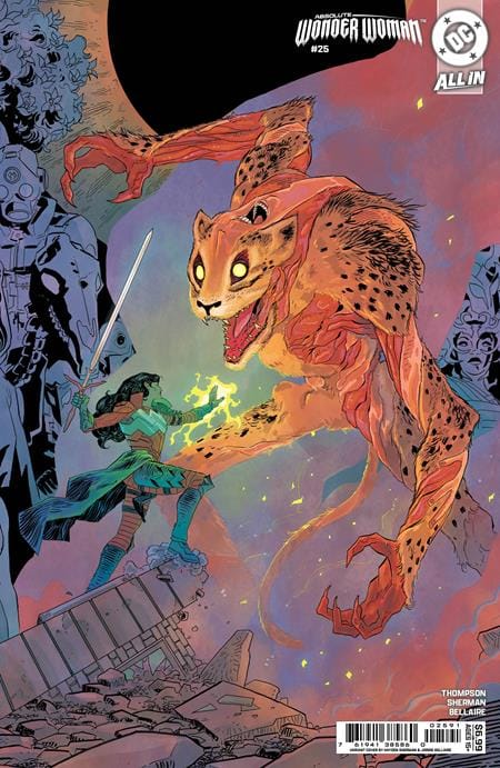 DC Comics, Inc. Absolute Wonder Woman #25 Cover I Hayden Sherman Middle Connecting Card Stock Variant