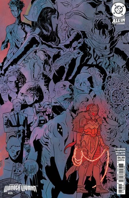 DC Comics, Inc. Absolute Wonder Woman #25 Cover J Hayden Sherman Right Connecting Card Stock Variant